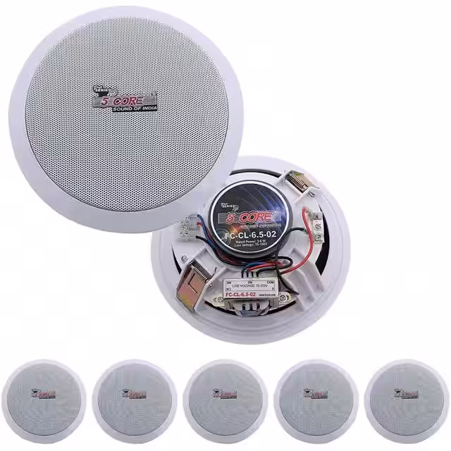 CL 6.5-02 6PCS 5 Core Inc  Speakers